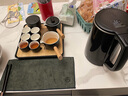 南山先生 简逸双侧把礼盒装陶瓷茶具套装日式功夫茶具黑陶侧把壶整套茶具 简逸双侧把茶盘套装 实拍图