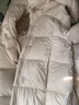 美力城暖天鹅泡芙羽绒服中长款女高端90鹅绒加厚外套保暖157 白色 XS （80-95斤） 实拍图