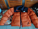 北面（The North Face）1996Nuptse高蓬鹅绒羽绒服ICON潮牌情侣款经典美版尺码新品|3C8D 5PO/落日橘 美版偏大一码 XS /165（建议90斤-110斤）） 实拍图