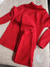 恒源祥本命年鸿运【加绒加厚】保暖内衣女红色中老年妈妈秋衣秋裤套装冬 实拍图