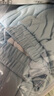 全棉时代【张凌赫推荐】男女士针织夹棉加厚家居服套装秋冬睡衣裤 微光蓝【女款】 L 女165/男175 实拍图