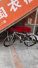 EG7 变速死飞山地车自行车成人实心胎轻便单车活飞公路赛车学生男女 24速60刀-钛银色【破风刀轮】 实拍图