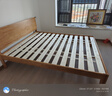 林氏家居全实木床双人床1.8米1.5米可选主卧室大床原木风床架单人床PK13A 【高铺|排骨架】床+零胶椰棕床垫+床头柜*1 1.5米x2米 实拍图