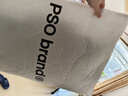 PSO Brand亮面羽绒服男女潮牌简约百搭冬季白鸭绒立领外套 黑色 XL 实拍图