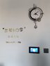 美世达（MEISD）挂墙创意个性钟表客厅现代简约石英钟轻奢装饰表家用高级感 三餐四季墙贴小号：31*52.5cm 实拍图