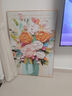 艺环宇奶油风花卉抽象装饰画现代简约玄关走廊过道挂画客厅背景墙落地画 实拍图