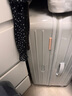 美旅箱包行李箱28英寸深仓拉杆箱多彩旅行箱果冻箱灰白色BB5trunk密码箱包 实拍图