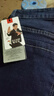 啄木鸟秋冬季新款加绒厚款男士牛仔商务休闲中年宽松直筒棉弹力长裤子 20520/A07B蓝色 30 (腰围2尺3) 实拍图