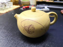 名壶秋月 紫砂壶茶壶 原矿本山绿泥 西施壶 宜兴原矿段泥 全手工   220c 实拍图