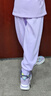 真维斯女童裤子春秋款儿童运动裤女孩秋季洋气卫裤秋装长裤新款时尚 紫 J紫小花X 130 实拍图
