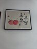 柳莺花燕免打孔电表箱装饰画现代简约客厅餐厅挂画电闸箱配电箱遮挡壁画 喜乐平安 55X45遮挡45X35表箱 上掀款 实拍图