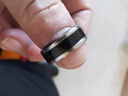 感温戒指自动变色男情侣一对女韩版钛钢显示温度个性时尚温感指环戒指男潮钛钢时尚个性炫酷百搭指 韩版智能戒指【银色】 9号手指周长59.5mm 实拍图