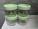 透明玻璃密封盒杂粮零食罐创意猫爪储物罐厨房收纳瓶 猫爪密封罐4个 实拍图