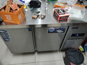志高（CHIGO）冷藏工作台奶茶店设备全套水吧台不锈钢保鲜平冷操作台冰柜 厨房冰箱商用保鲜工作台 1.2M-0.8M-0.8M冷冻【-18°|数显】 【不锈钢内层架】店长推荐 实拍图