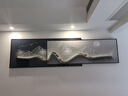 墨派（Mopai）现代轻奢客厅沙发背景墙装饰画2025新款叠加画极简高级感挂画 背有靠山 240x65cm(适合3.5米沙发)晶瓷 实拍图