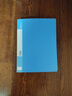 得力（deli）A4/60页侧入式资料册/文件收纳册/活页插袋文件夹财务发票票证收纳 办公学习用品5039ES蓝色 实拍图