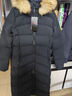 君羽户外羽绒服女800高蓬松度鹅绒服防寒保暖羽绒衣F52058 岩黑 XL 推荐121-130斤 实拍图