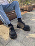 KGV大头皮鞋男巴黎同款米奇德比鞋2025cleanfit皮鞋新款厚底增高大码 黑色 39 皮鞋码=40运动鞋码 实拍图