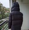 高梵黑金鹅绒服先锋4.0八格新款男女情侣冬装长款东方简奢风羽绒服 黑色 M 实拍图