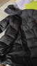 森马（Semir）90%鸭绒羽绒服女长款宽松显瘦冬季轻暖连帽外套防水109723113001 实拍图