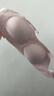 ubras虞书欣同款无尺码【小奶皮文胸】细肩带粉底液美背内衣女文胸 文胸-兰花烟色 均码 -标准版【背勾款】100-130斤 实拍图