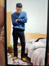 森馬（Senma）高帮马丁靴系带时尚百搭舒适工装靴男靴 619313602 咖喱黄 41码 实拍图
