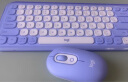 罗技（Logitech）POP ICON COMBO键鼠套装 无线键鼠套装 双模连接 自定义按键 三台设备配对 紫色 实拍图