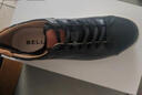 百丽低帮板鞋男牛皮革简约休闲鞋小白鞋A0548CM1 黑/杏2 41 实拍图