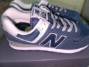 NEW BALANCE NB574官方休闲鞋男鞋女鞋网面鞋夏季复古舒适透气百搭情侣运动鞋 深蓝色 ML574EVN 42 (脚长26.5cm) 实拍图