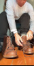 红翼（Red Wing）短筒靴皮靴复古工装靴棕色秋冬男靴8111固特异伞兵靴机车靴25新款 棕色8111-AMBER 39 实拍图