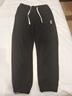 真维斯休闲裤男秋冬新款大码宽松运动哈伦束脚卫裤休闲加绒加厚长裤子男 K005黑色加绒 XL 实拍图
