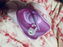HUGO FROSCH 德国原装进口hugo frosch热水袋加厚充水大暖水袋防爆抗压暖手宝 1.8L斜格纹 马卡紫(配外套) 实拍图