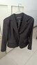 特洛曼黑色西装套装女职业装正装面试正装大学生工作服西服外套两件套 实拍图