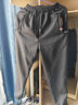 玺物保暖加绒裤子男冬季休闲宽松加厚裤子百搭休闲裤运动工装裤 直筒黑色 XL-建议110-130斤左右 实拍图