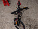 凤凰（Phoenix）儿童自行车山地车男女学生脚踏车6-15岁童车 霸道 黑红色 20寸 实拍图