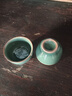 【采销推荐】德化哥窑安福品茗杯主人杯个人品茗杯喝茶高档礼盒 哥窑侧把安福品茗杯 实拍图