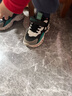 SNOOPY史努比童鞋男童运动鞋冬季短绒加棉跑步鞋保暖棉鞋3933A灰黑29 实拍图