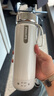 飞利浦（PHILIPS）随行电热水杯便携迷你烧水杯316不锈钢内胆电热杯保温杯 【奶油白】烧水杯恒温款 350ml 实拍图