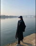 GARNUO赫本风黑色双面羊毛大衣女2025新款秋冬季高级感小个子羊毛呢外套 黑色 S 【85-110斤】 实拍图