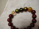 鸿颖五路财神朱砂玛瑙手串男女款本命年朱砂手链送老婆女友 五路财神12mm礼盒装 实拍图
