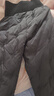 罗蒙儿童羽绒裤内胆男女童秋冬保暖裤子内穿校园服饰神器棉裤 黑色120 实拍图