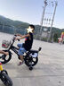 贝琦童（BEIQITONG）儿童自行车单车2-3-4-6-9-10岁男孩童车中大童女孩小孩宝宝脚踏车 尊享黑【一体轮】暴君轮靠背后座 14寸适合身高(90-105)CM 实拍图