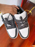 Jordan休闲鞋男子AJ 1乔丹JORDAN 1运动鞋553558-152白灰44.5 实拍图