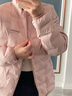 波司登（BOSIDENG）25年新款短款羽绒服女90鹅绒商场热卖同款立领羽绒内胆B250131034 【700+蓬鹅绒】苏梅粉-浅春色【卡码拍大】 M 165/88A 体重约105-115斤 实拍图