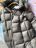 美力城【檀健次同款】长款羽绒服女装新款极地鹅绒外套时尚泡芙110 猛石黑 XS （80-100斤） 实拍图