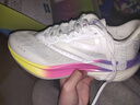 匹克二次呼吸跑步鞋男女全能竞训鞋马拉松缓震回弹训练鞋体测运动鞋男 【男】大白/紫色-内啡肽 41 实拍图