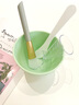 AllsmileAllsmile面膜碗三件套装和勺子美容院专用工具套装硅胶软泥膜自制 面膜碗套装-归荷绿 4件 实拍图