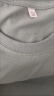 花花公子（PLAYBOY）【两件装】纯棉短袖T恤男半袖服男士夏季新款宽松休闲纯色上衣 灰色短袖+卡其短袖 （花花公子） XL 【120-130斤】 实拍图