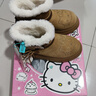 OLD ORDER【Hellokitty联名】栗色厚底增高中短筒雪地靴女冬保暖鞋 棕色中筒款 36 实拍图
