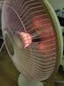美的（Midea）小太阳取暖器 家用电暖器 电暖炉 台式立式卧室办公室摇头速热陶瓷发热暖脚烤火炉 【1000W加大网罩可定时】NPT-HWR 实拍图